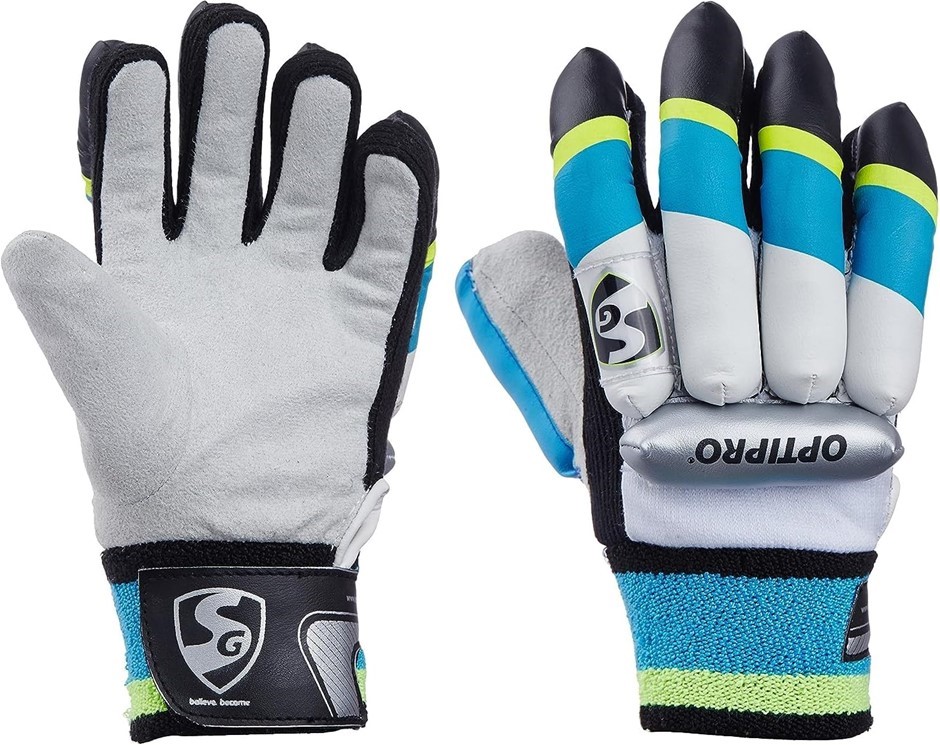 SG Optipro LH Batting Gloves, Small Junior