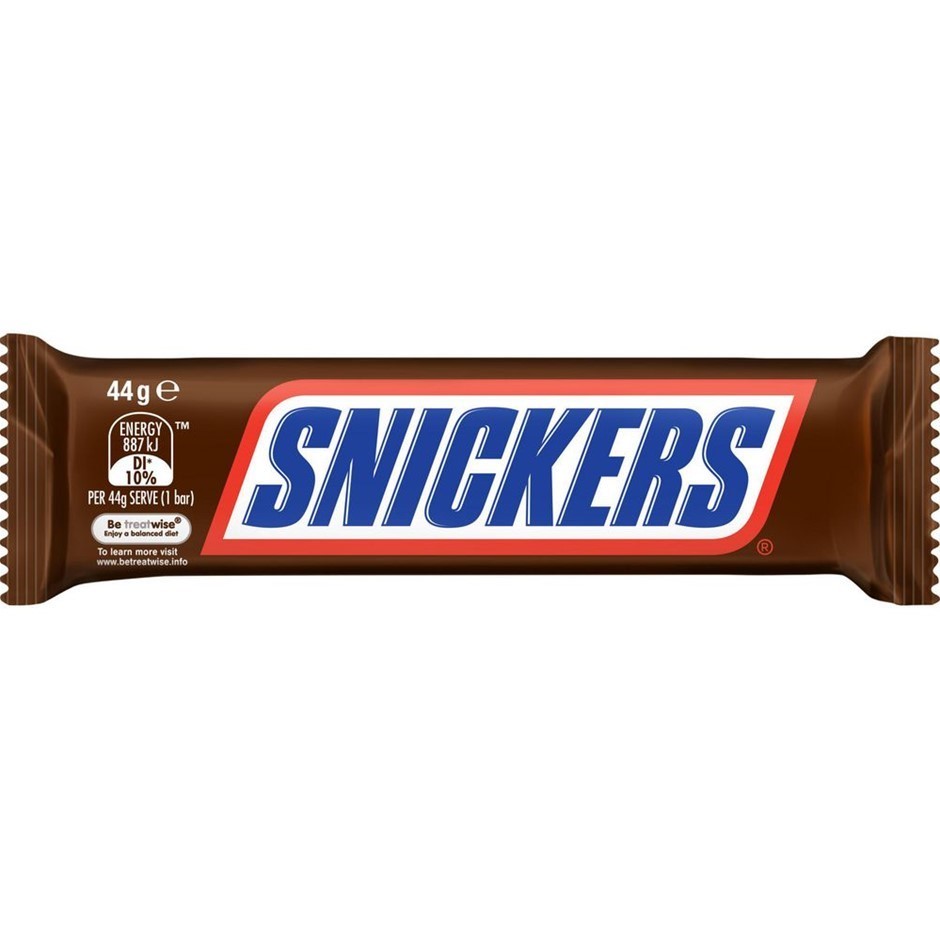 48 x SNICKERS BAR, 44g. Buyers Note - Discount Freight Rates Apply to All