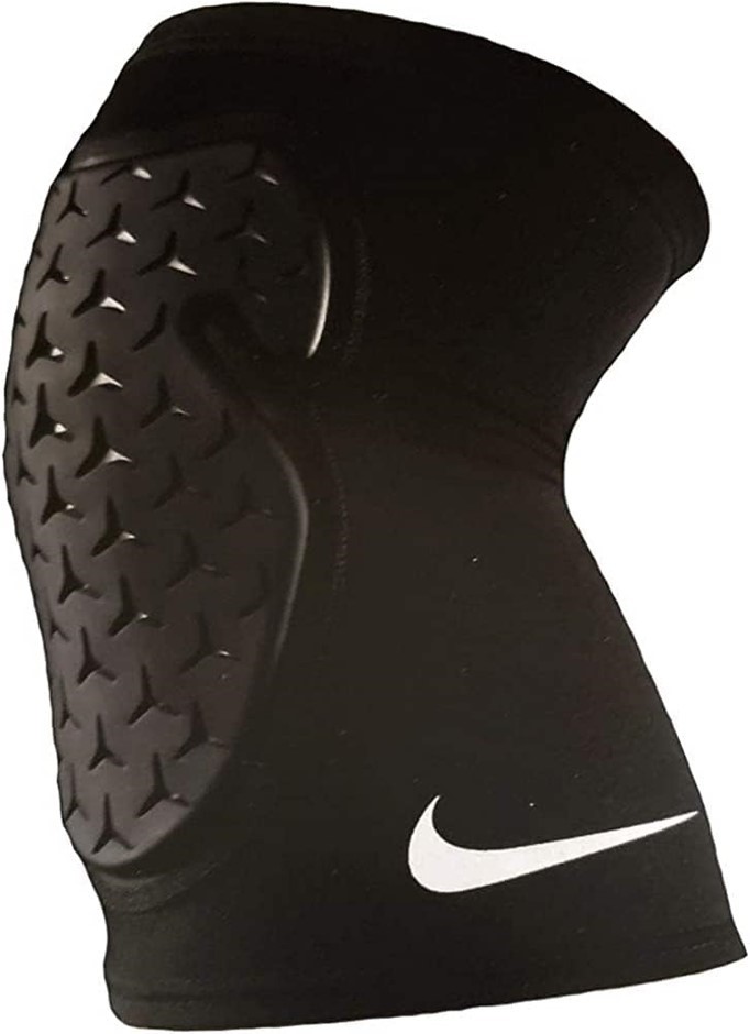 NIKE Pro Strong Multi-Wear Sleeves, Black/White, Size Large/X-Large.