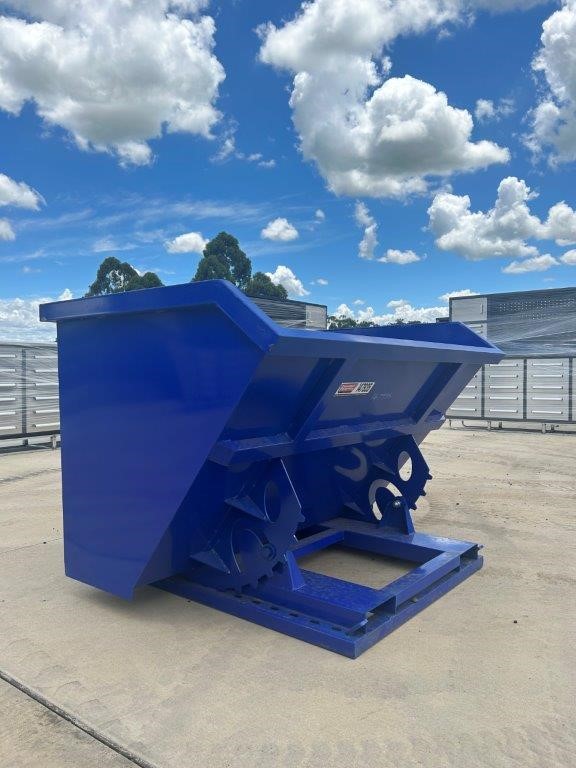 2025 1.5 Cubic Yard Self Tipping Skip Bin To Suit Forklift (Unused)