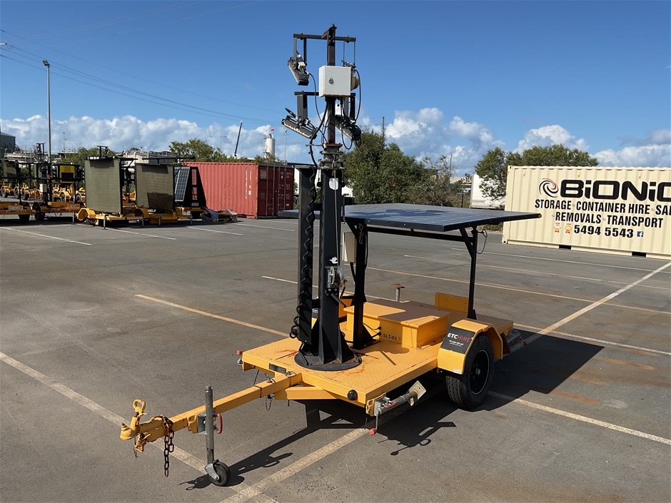 2017 Global Traffic Equipment SLT Single Light Tower Trailer