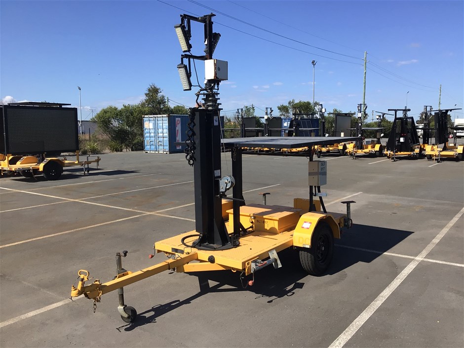 2018 Global Traffic Equipment SLT Single Light Tower Trailer