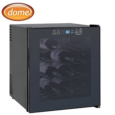 Dome 16 Bottle Wine Cooler - Black