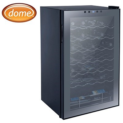 Dome 34 Bottle Wine Cooler - Black