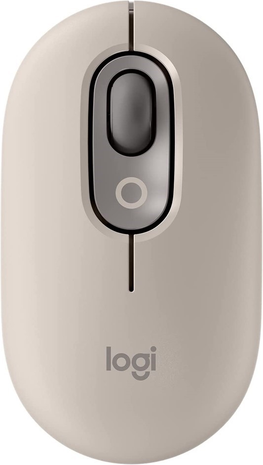LOGITECH POP Mouse, Wireless Mouse with Customisable Emojis, SilentTouch Te