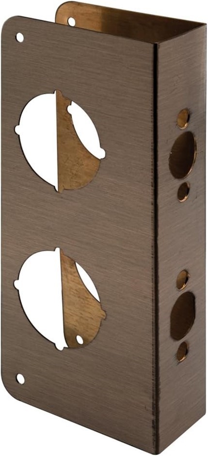 PRIME-LINE Non-Recessed Door Reinforcer Combo 1-3/4-Inch Thick by 2-3/8-Inc