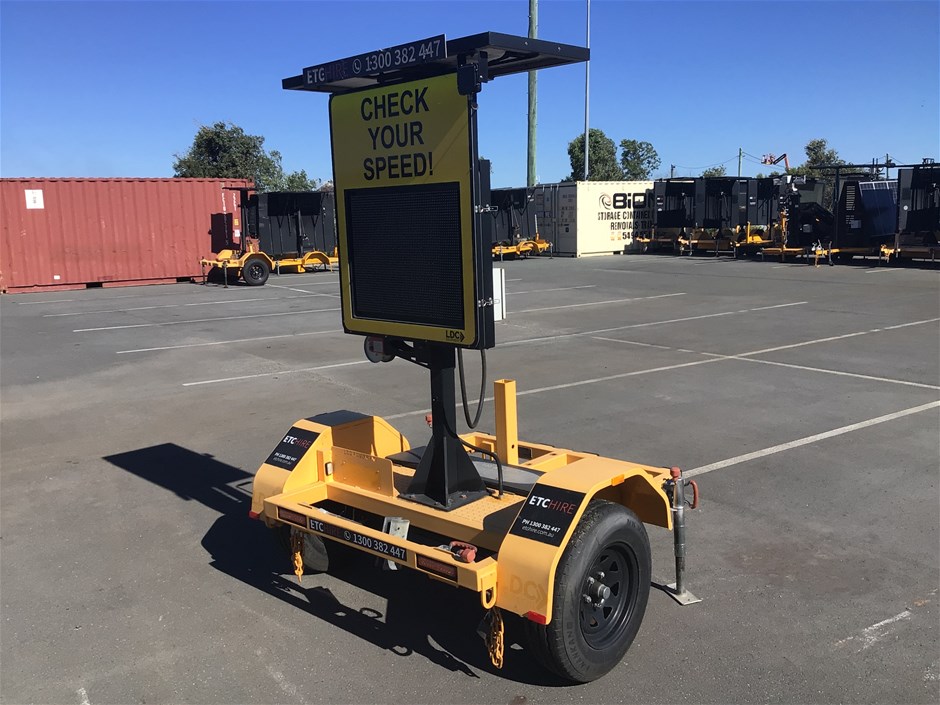 2017 Global Traffic - RSCS Single Traffic Control Unit Trailer