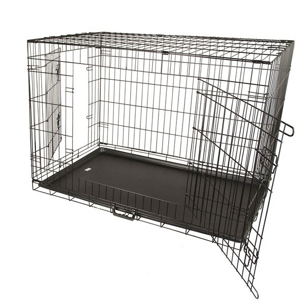 Buy 42" XLarge Collapsible 2 Door Metal Wire Dog Crate Grays Australia
