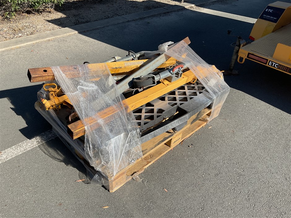 Pallet of Drawbars And Jockey Wheels