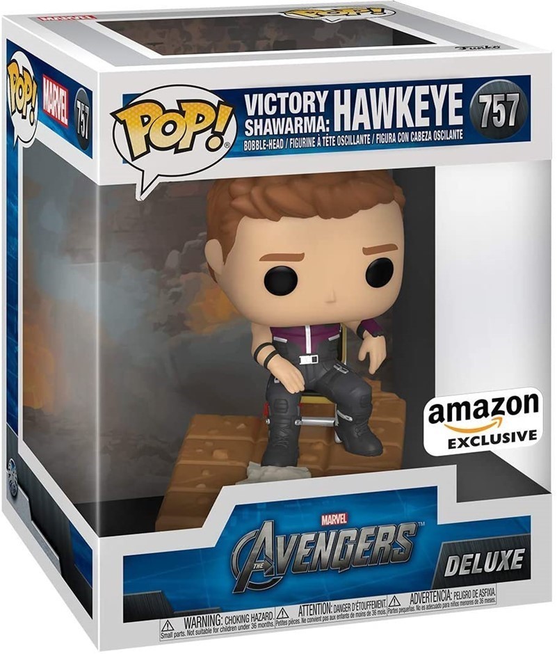 FUNKO POP! Avengers Movie - Hawkeye Shawarma Deluxe Figure, 3.75-Inch Heigh