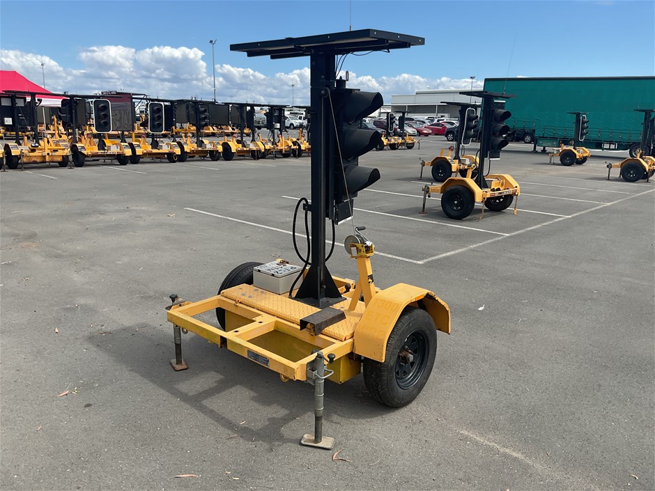 2009 Giga Sign PTL2 Single Traffic Control Unit Trailer