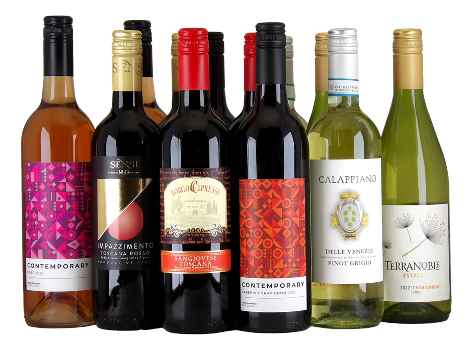 International Mixed Red & White Pack (12x 750mL) Multi Regional