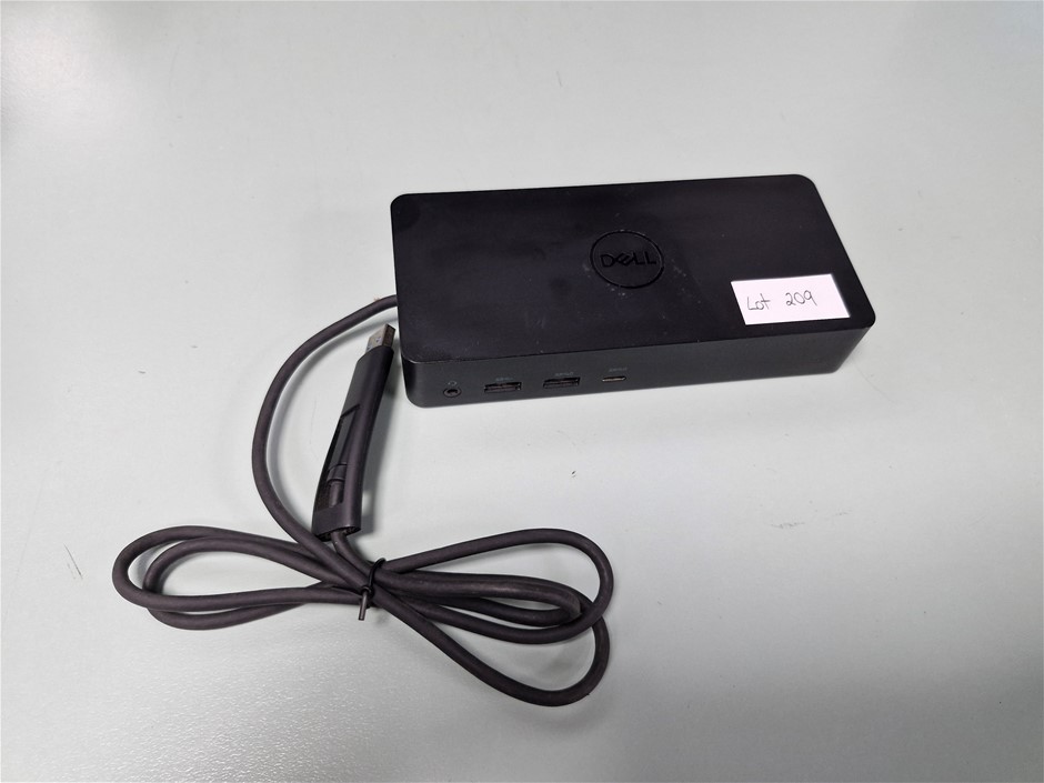 Unreserved Dell D6000 Docking Station  & 130W Power Supply