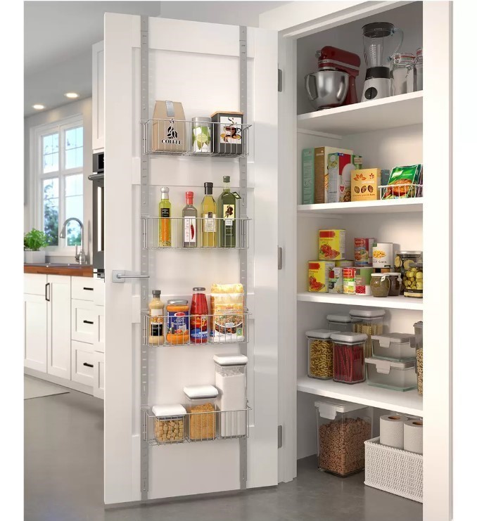 RICHELIEU Door Organiser, Chrome (Fits Door Thickness 3.5 cm Or 4.4 cm). NB