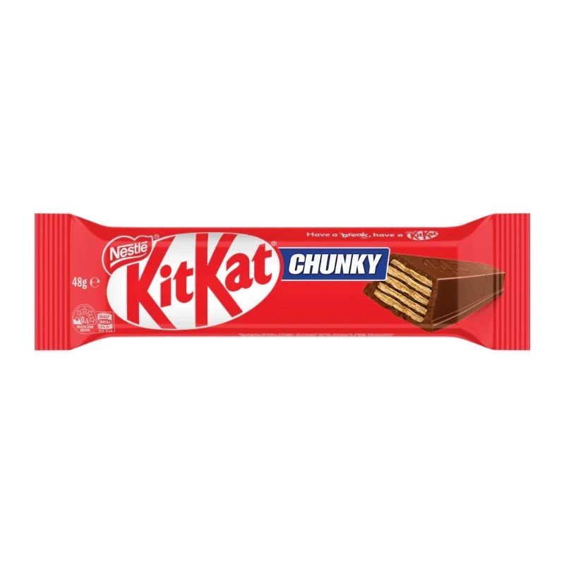 34 x KITKAT Chunky Chocolate Bar, 48g.