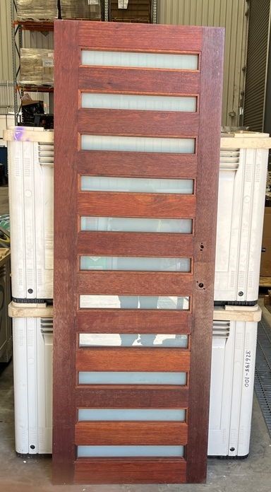 Unreserved - Solid Timber Entrance Glass Door