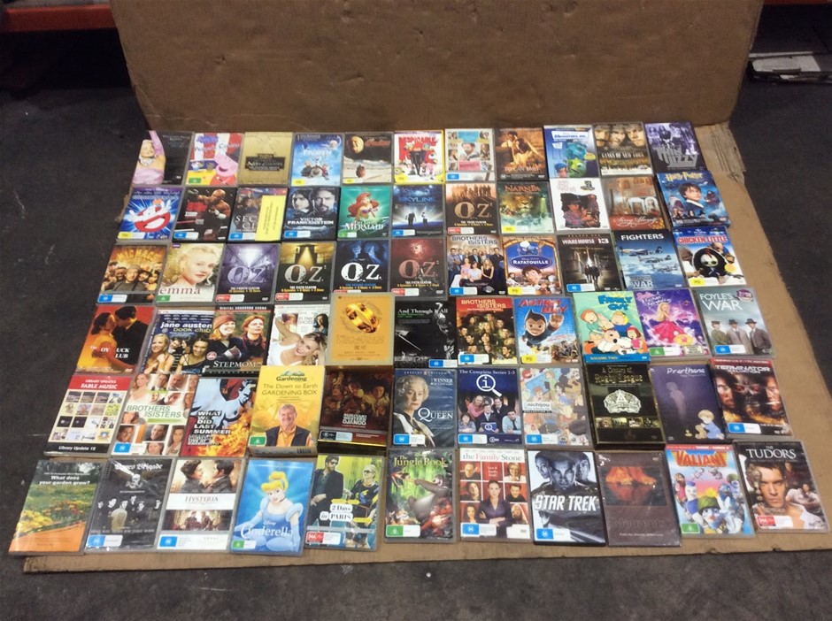 Mixed Different types of movie DVDs (Lot of 66) Auction (0012-2573867 ...