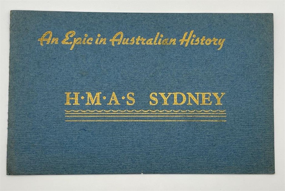 Australia Militaria: Sinking of Bartolomeo Colleoni Ship Booklet ...