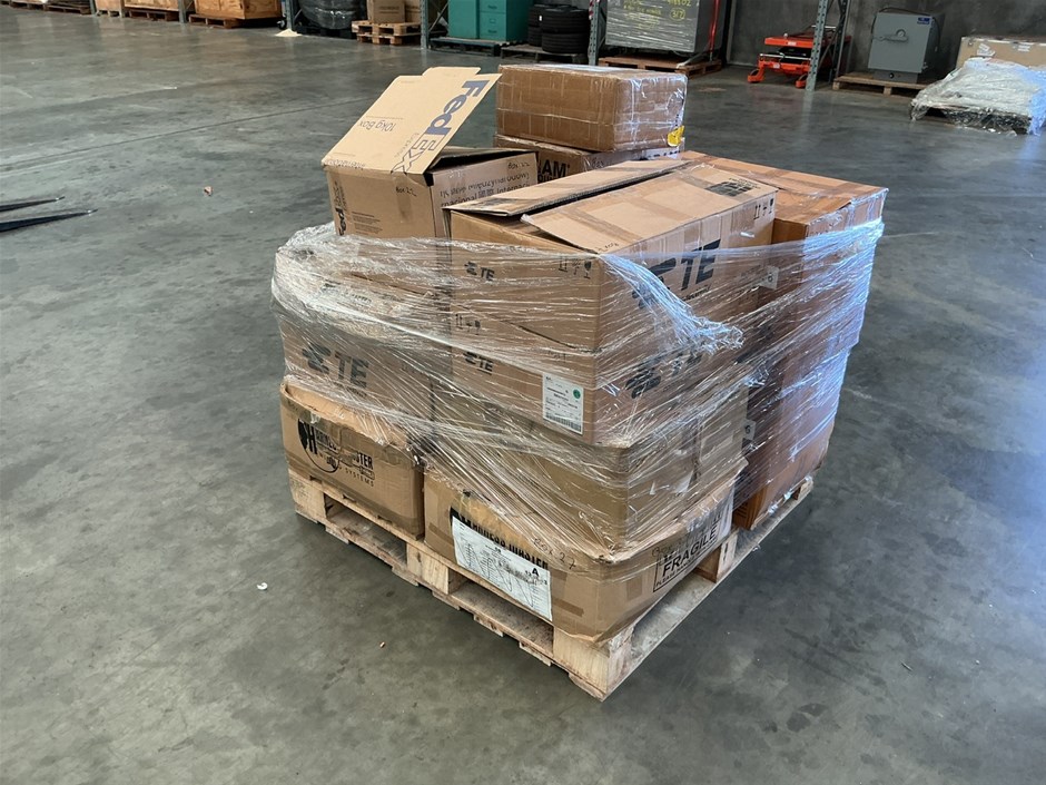 Pallet of Various Rivian Spare Parts