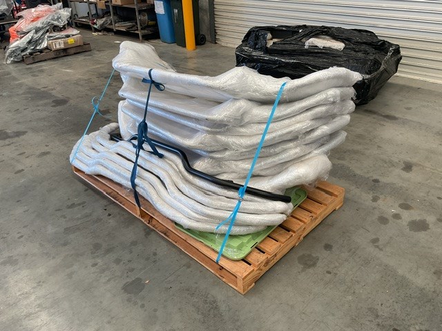Pallet of Front and Rear Nudge Bars to fit Rivian Vehicles