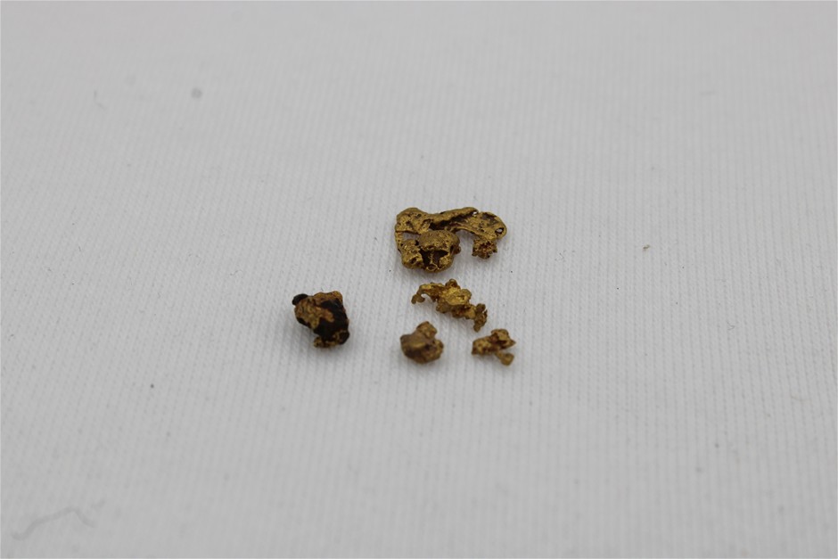 Acid Tested 22ct Yellow Gold, Nugget Pieces