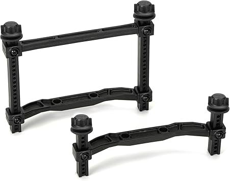 2 x Pro-Line Racing 608700 Extended Front and Rear Body Mounts for Slash 4