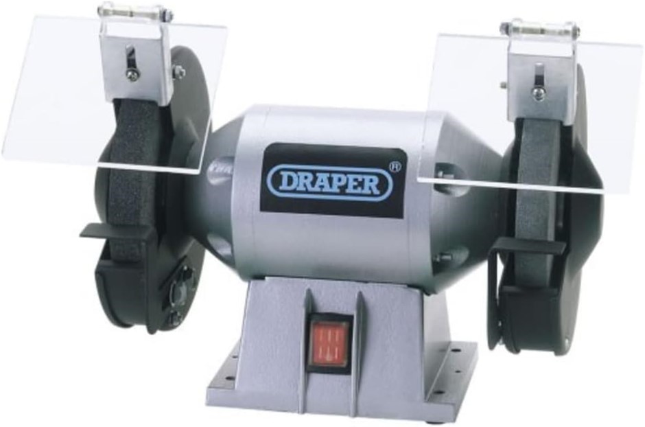 DRAPER 66804 150 mm Bench Grinder. NB:  110-Volt.
