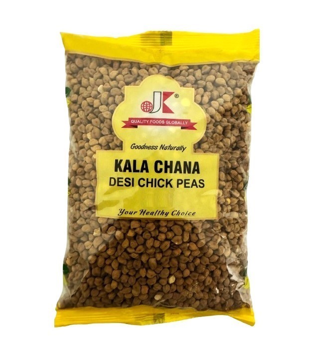 2 x JK QUALITY FOODS GLOBALLY Kala Chana Desi Chick Peas, 4kg. N.B: Damaged