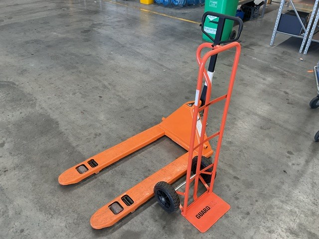 <p>Pallet Jack and Fridge Trolley</p>