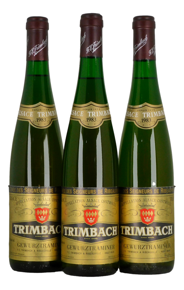 Trimbach Gewurtztraminer Riesling 1983 (3x 750mL)