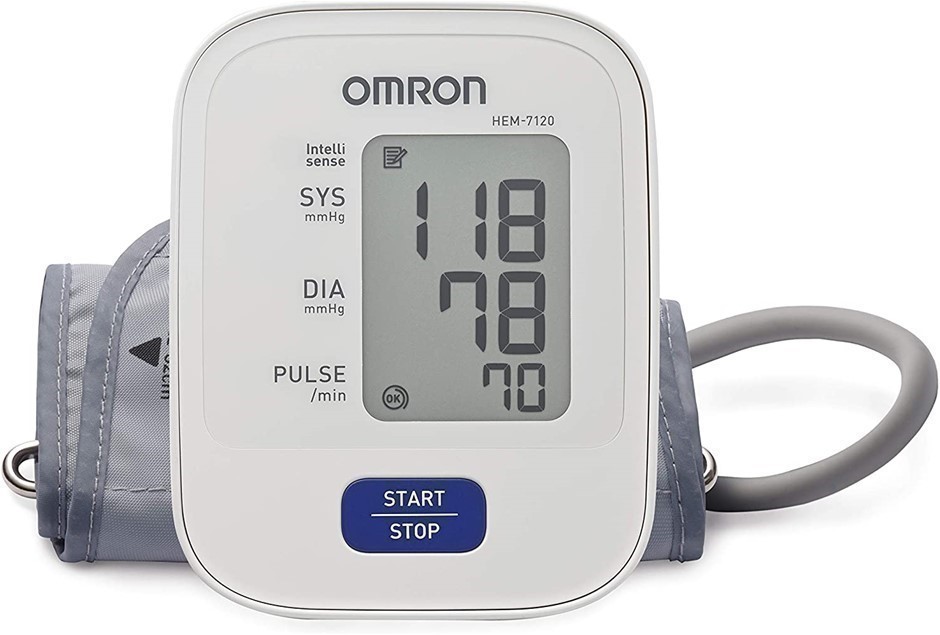 OMRON Basic Upper Arm Automatic Blood Pressure Monitor.