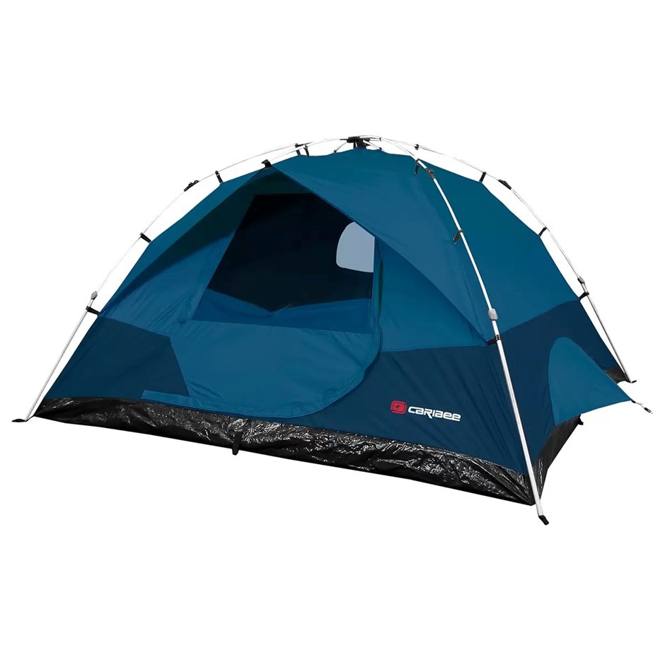 CARIBEE Spider 4 Person Easy Up Tent, Blue, 275 x 245 x 138cm.