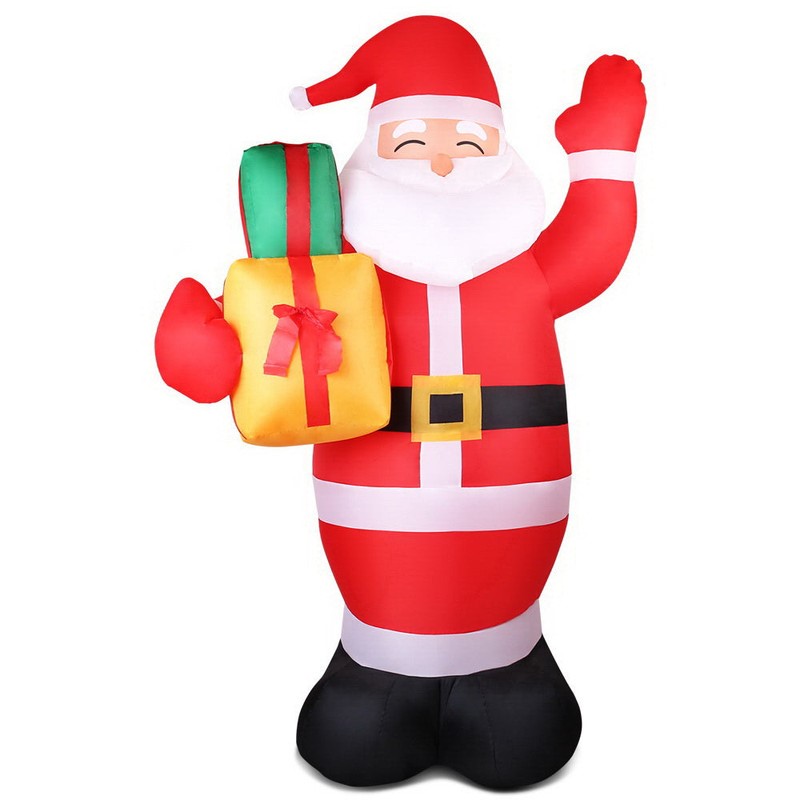 Jollys 1.5M Christmas Inflatables Santa Xmas Light Decor(EU Plug)
