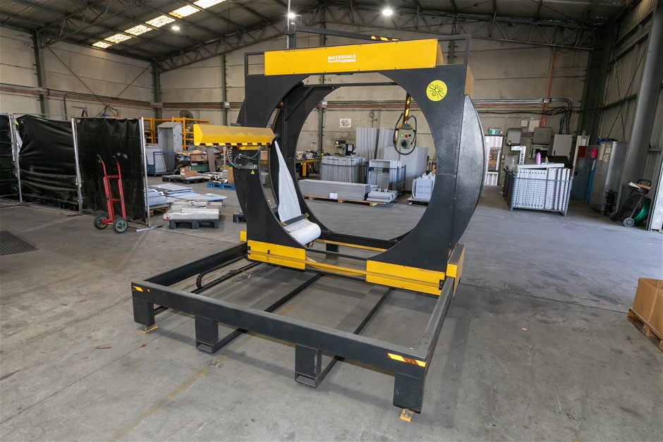 2014 IT W MIMA Yellow Jacket SA Orbital Wrapping Machine Auction (0015 ...