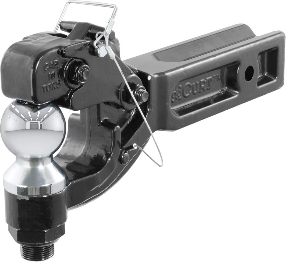 CURT 48012 Receiver-Mount Ball & Pintle Combination. Fits 2-1/2-Inch Hitch
