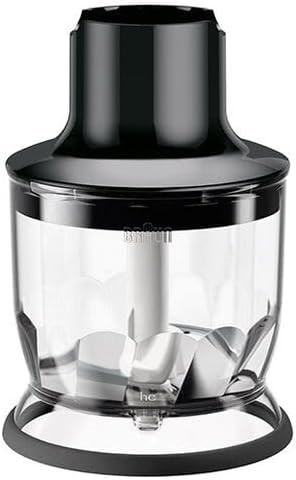 BRAUN Household Hand Blender Chopper Attachment MQS200BK, Compatible With B