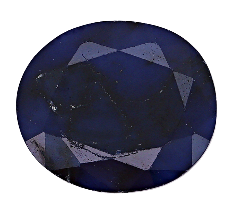5.88 Carats Blue Sapphire