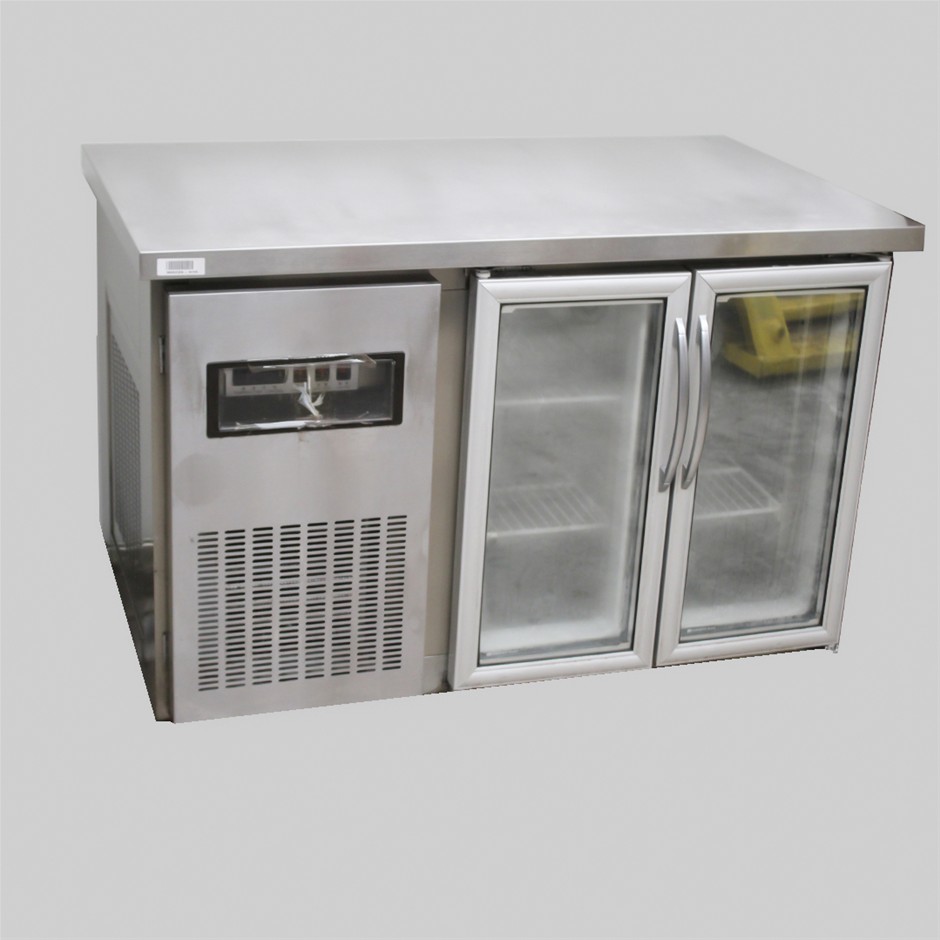 Streamline 2 Glass Door Under Bench Fridge