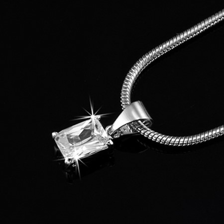 Drop Pendant with Genuine Crystals by Swarovski® - stiff clasp