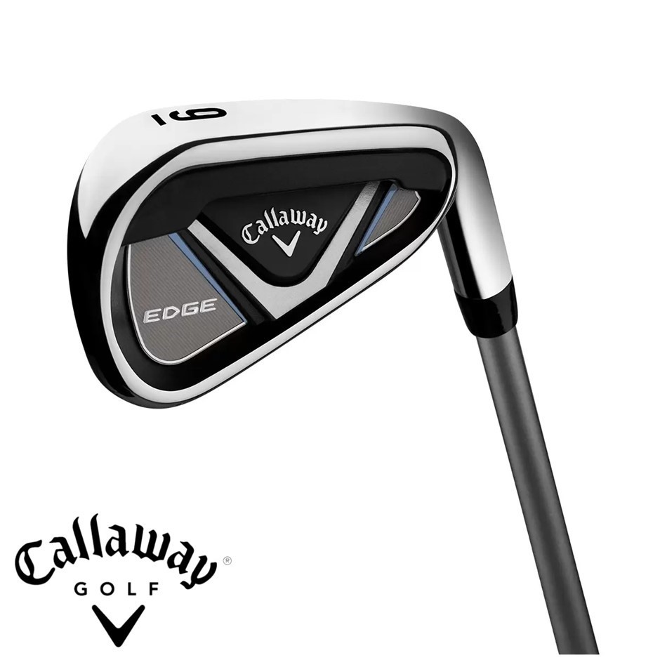 CALLAWAY Edge Men's Right Handed Graphite Iron Golf Club, No. 9.