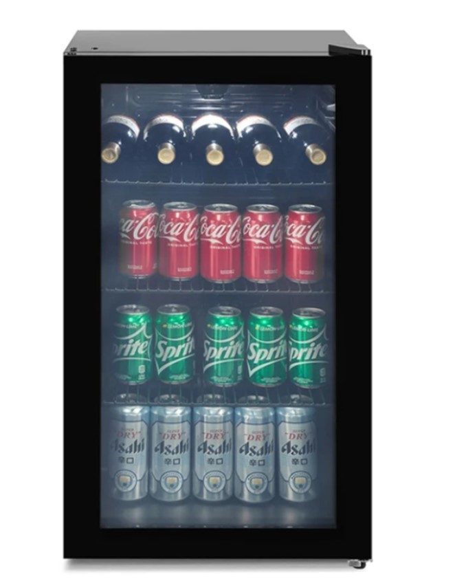 KOGAN 93L Glass Door Bar Fridge