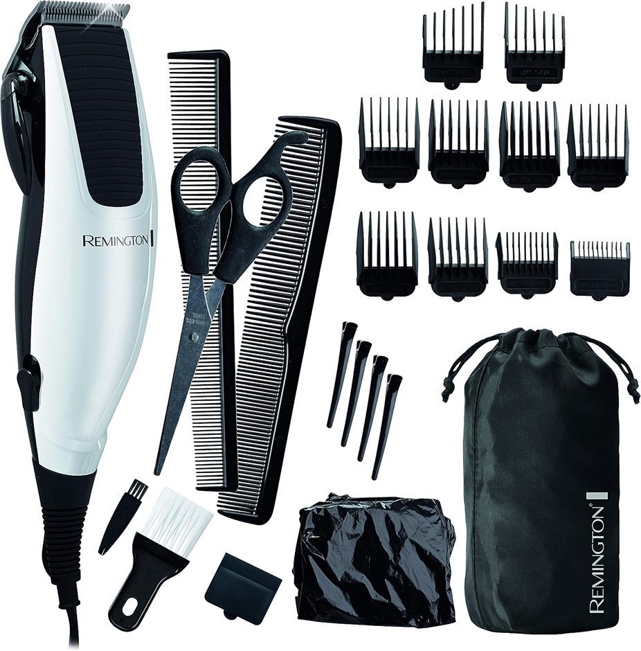 REMINGTON High Precision Haircut Kit, HC1091AU, Silver.