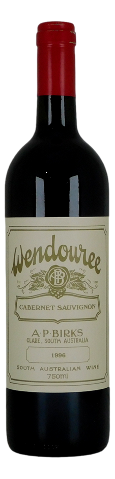 Wendouree Cellars Cabernet Sauvignon 1996 (1x 750mL), Barossa Valley.