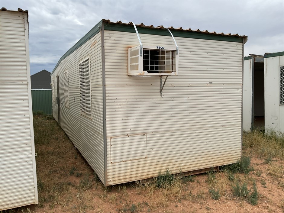 <p>Steel Clad 12m x 3m Transportable Office Shell</p>