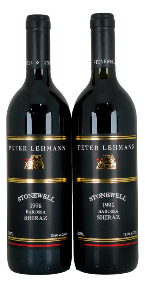 Peter Lehmann Stonewell Shiraz 1995 (2x 750mL), Barossa Valley.