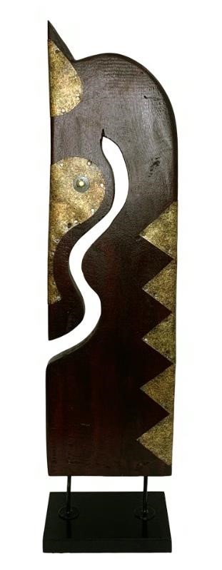 2 x Horsehead 2 Rgt H: 61cm KO-248 NB: One statue has a missing piece. I