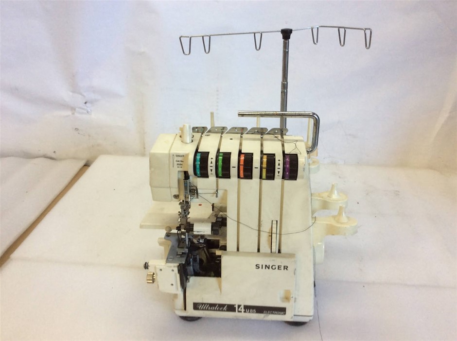Singer Ultra lock 14U85 Electronic Overlock Sewing Machine Auction ...