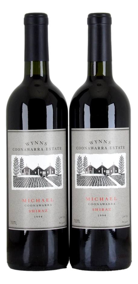 WYNNS ESTATE Michael Shiraz 1994 (2x 750mL), Coonawarra. 5* Prov