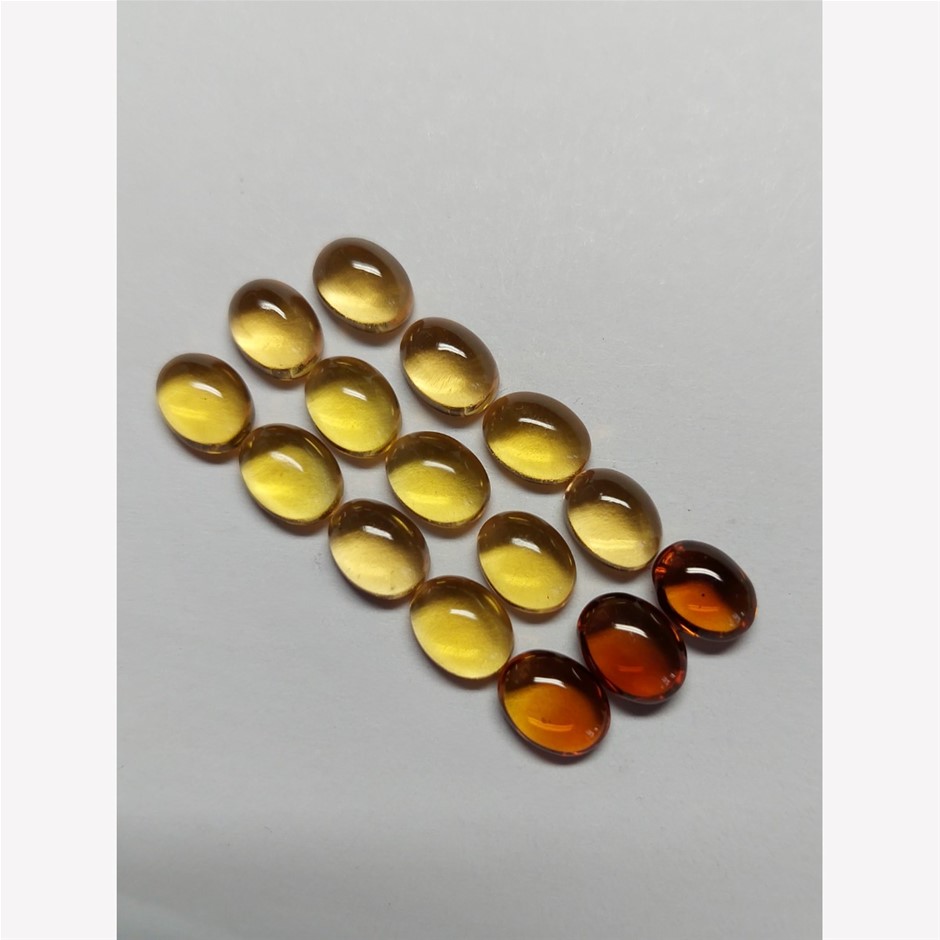 8x6mm Oval Cab Citrine