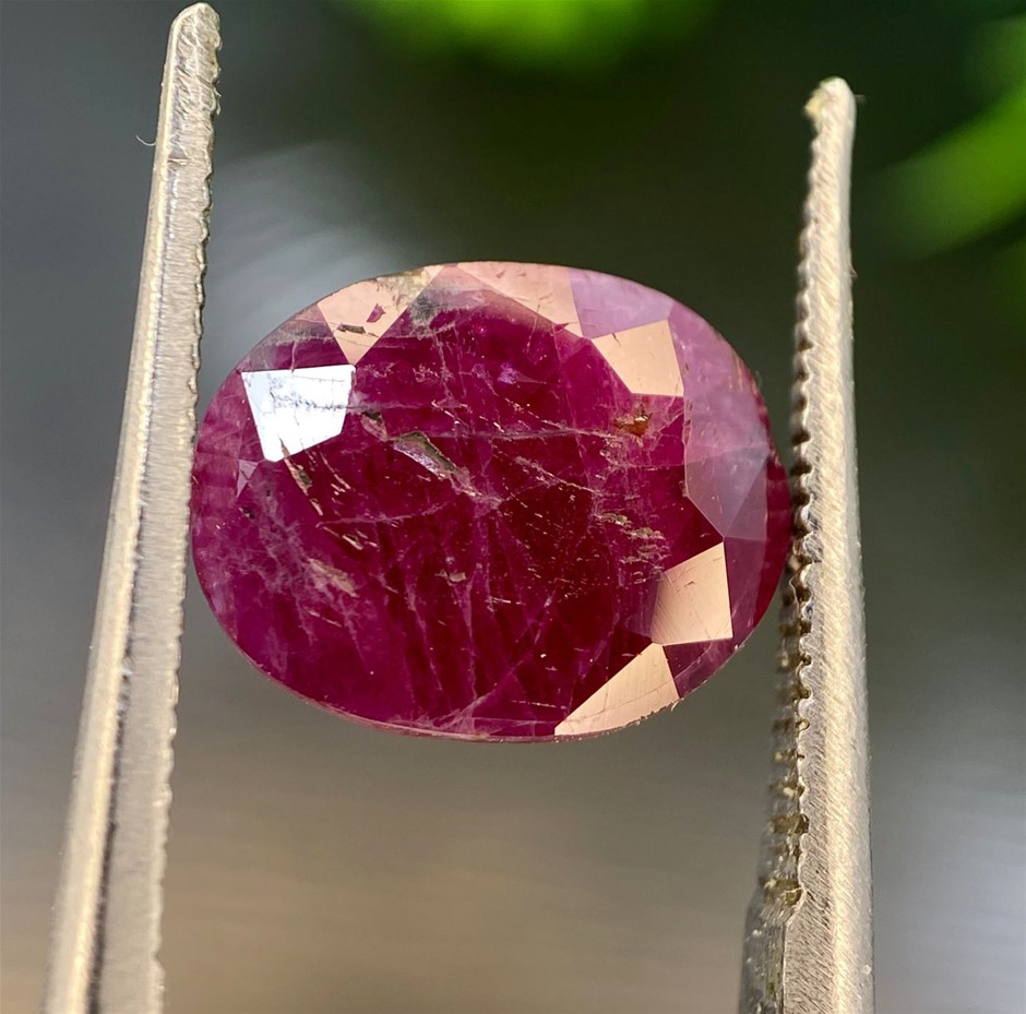 2.40 CT Natural Kashmir Corundum {Ruby / Sapphire}